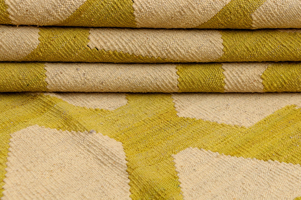 Khaki Kilim 6' 8 x 10' - No. 39542 - ALRUG Rug Store