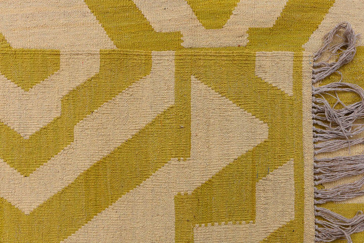 Khaki Kilim 6' 8 x 10' - No. 39542 - ALRUG Rug Store