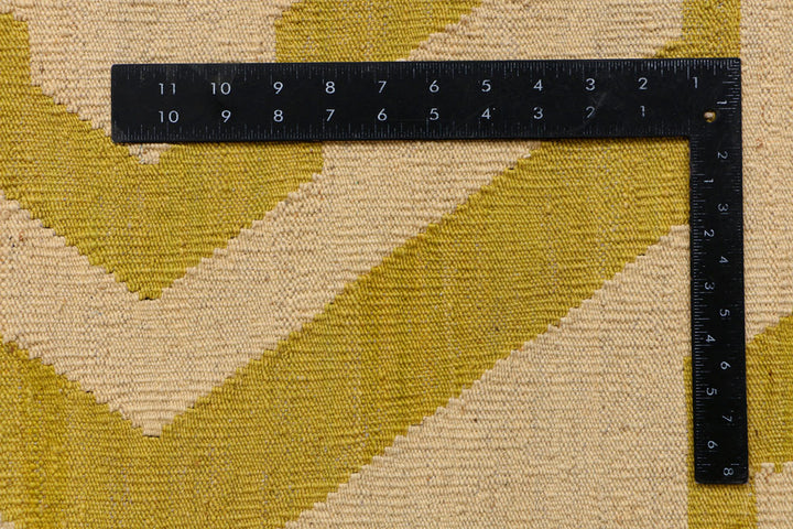 Khaki Kilim 6' 8 x 10' - No. 39542 - ALRUG Rug Store