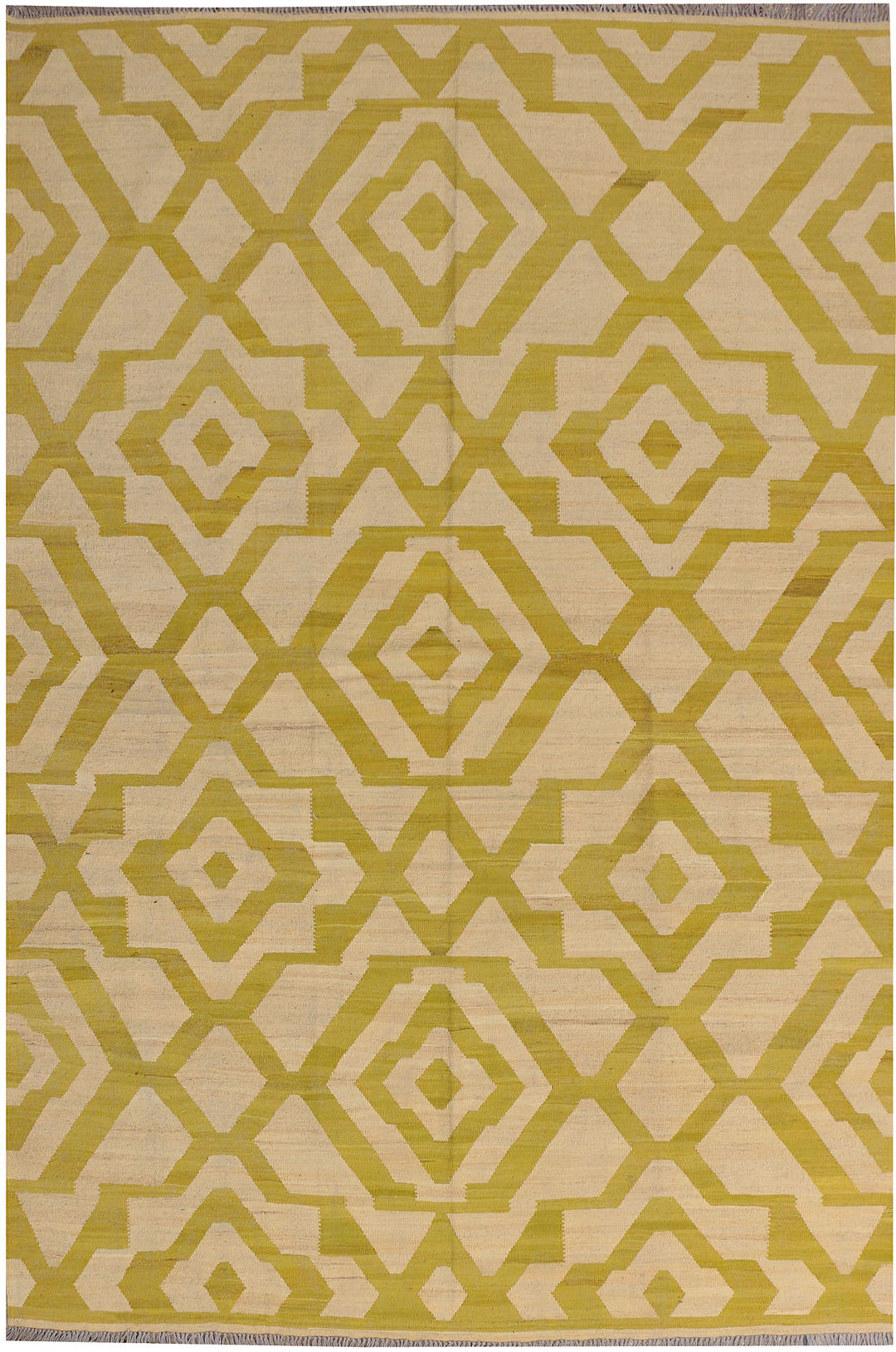 Khaki Kilim 6' 8 x 10' - No. 39542 - ALRUG Rug Store