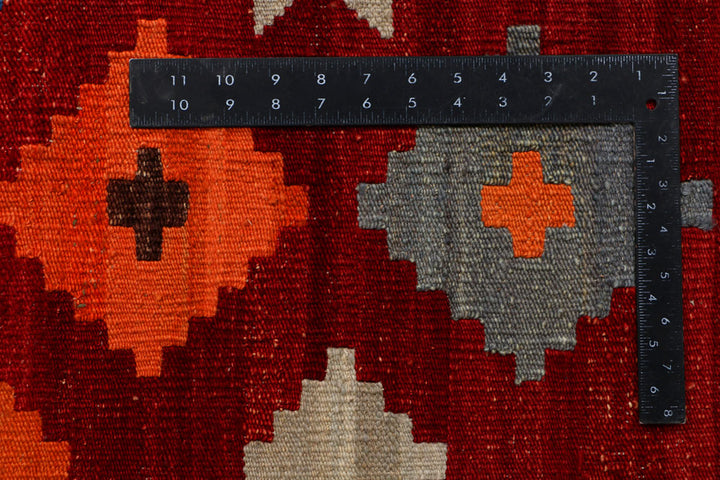 Maroon Kilim 6' 10 x 9' 9 - No. 39543 - ALRUG Rug Store