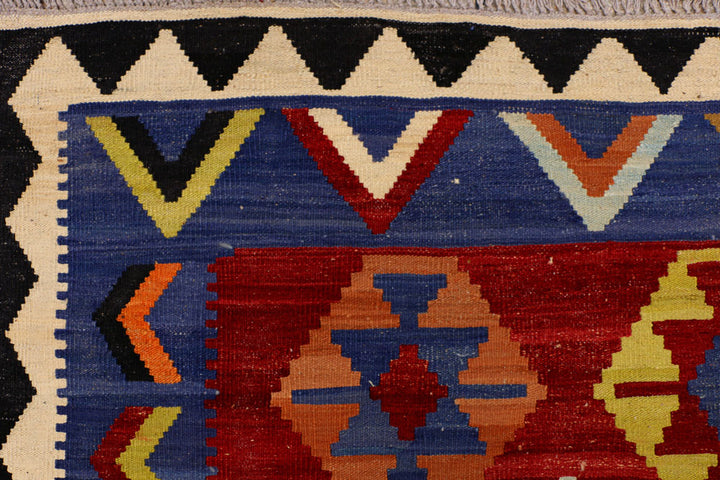 Firebrick Kilim 8' 5 x 9' 10 - No. 39545 - ALRUG Rug Store