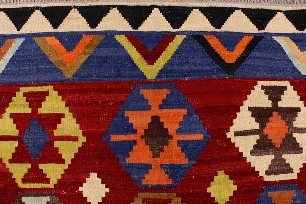 Firebrick Kilim 8' 5 x 9' 10 - No. 39545 - ALRUG Rug Store