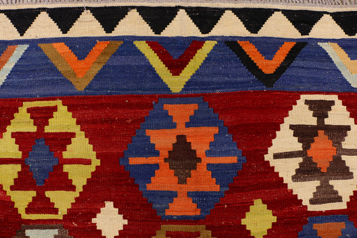 Firebrick Kilim 8' 5 x 9' 10 - No. 39545 - ALRUG Rug Store