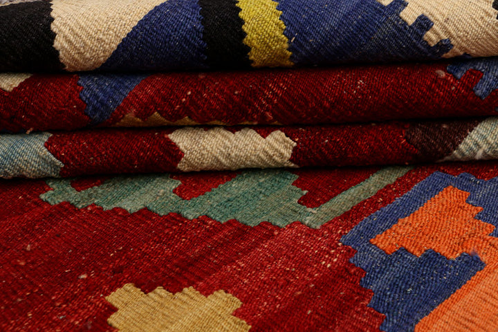 Firebrick Kilim 8' 5 x 9' 10 - No. 39545 - ALRUG Rug Store