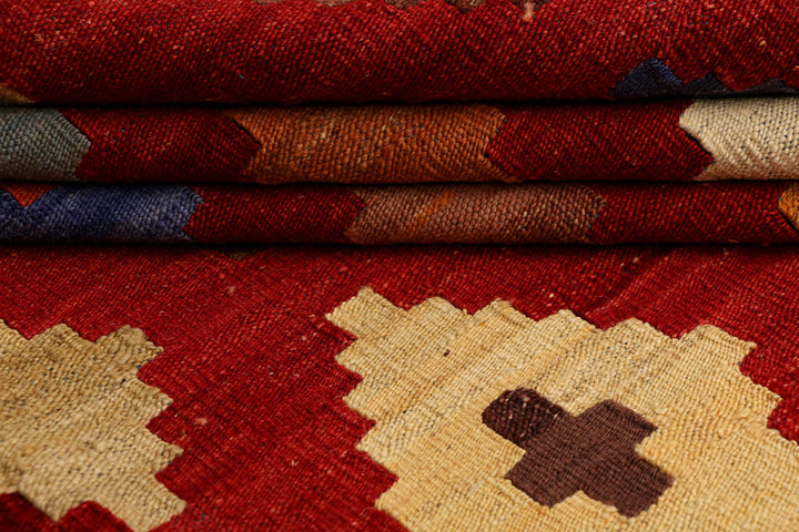 Firebrick Kilim 8' 6 x 10' 2 - No. 39549 - ALRUG Rug Store