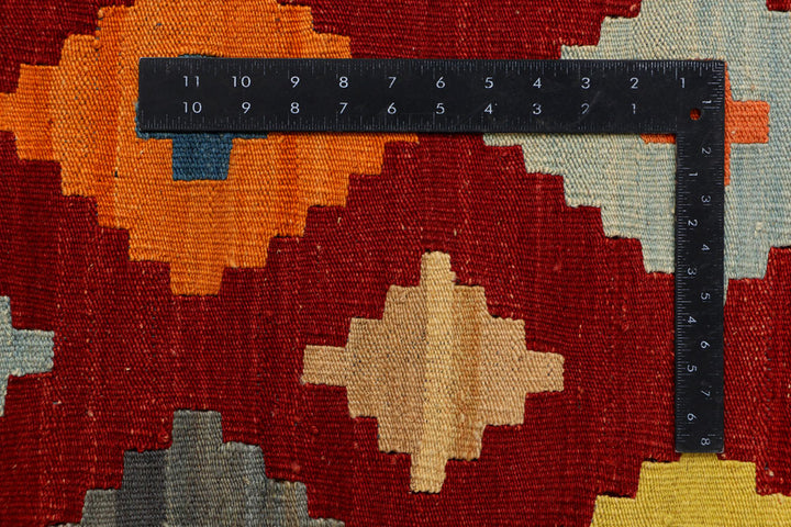 Dark Red Kilim 8' 2 x 10' 1 - No. 39551 - ALRUG Rug Store