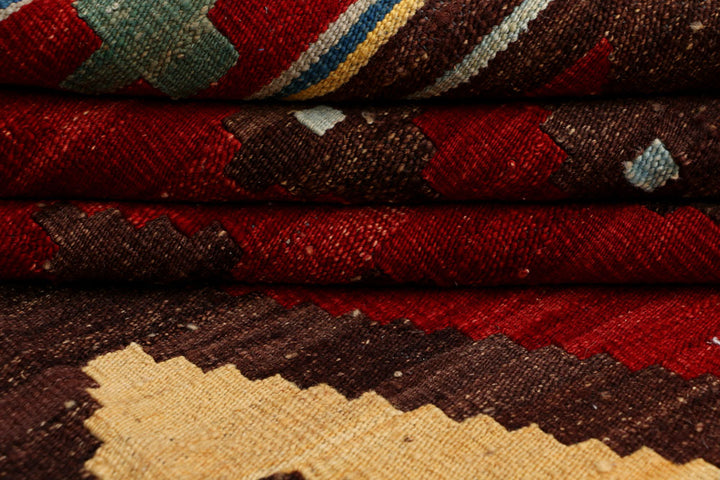 Firebrick Kilim 6' 10 x 10' - No. 39555 - ALRUG Rug Store