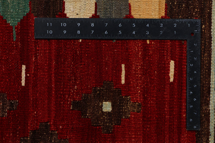 Firebrick Kilim 6' 10 x 10' - No. 39555 - ALRUG Rug Store