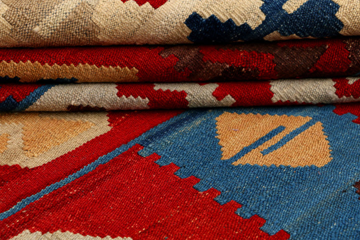 Firebrick Kilim 7' x 10' - No. 39556 - ALRUG Rug Store