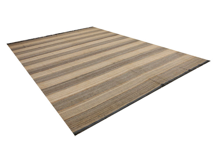 Tan Kilim 10' 2 x 13' 7 - No. 39561 - ALRUG Rug Store