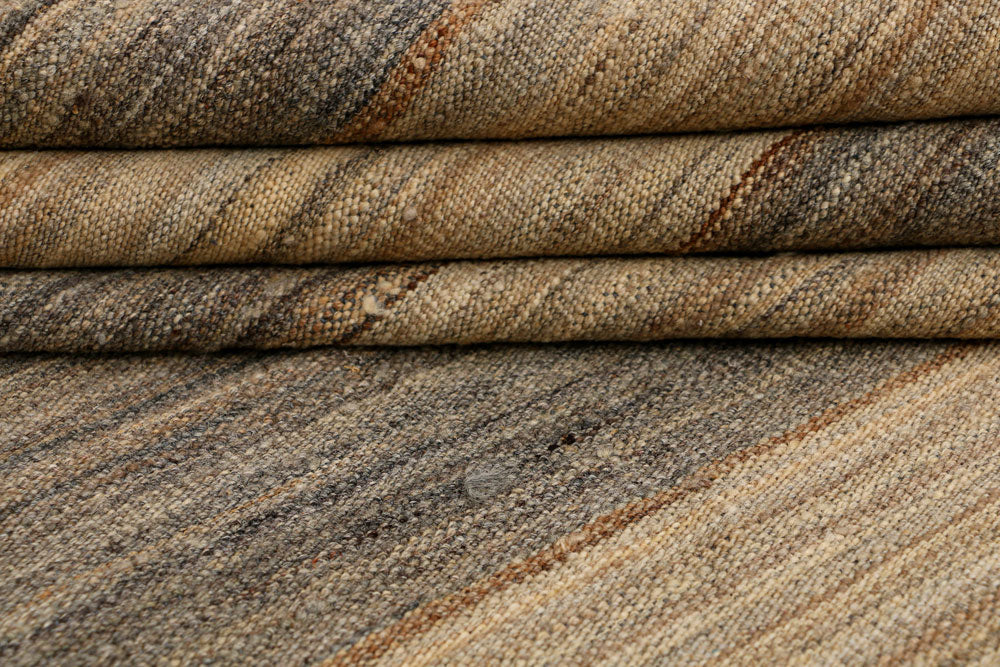 Tan Kilim 10' 2 x 13' 7 - No. 39561 - ALRUG Rug Store