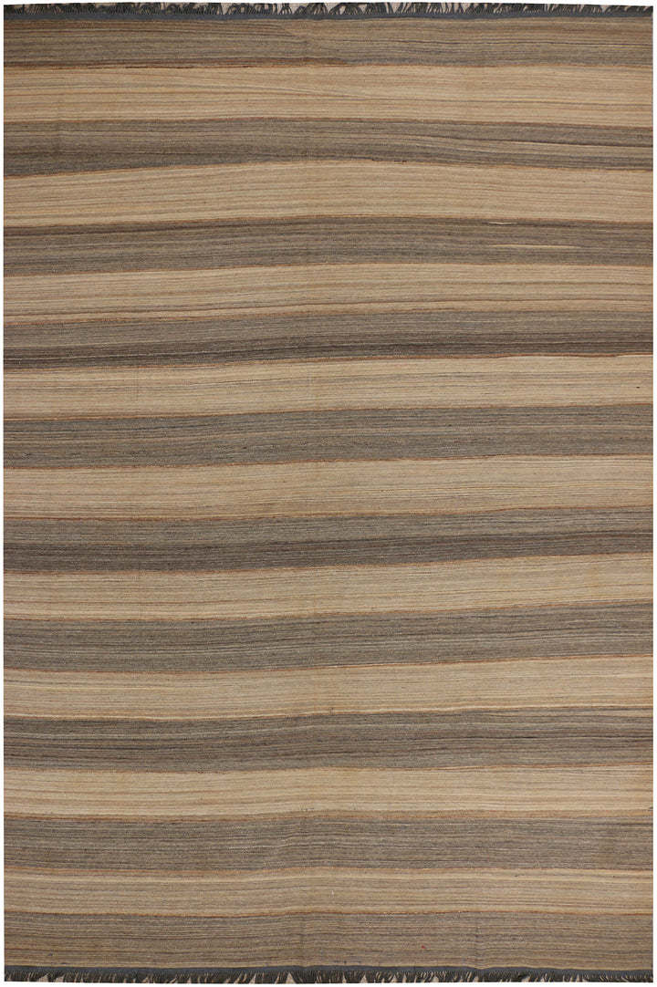 Tan Kilim 10' 2 x 13' 7 - No. 39561 - ALRUG Rug Store