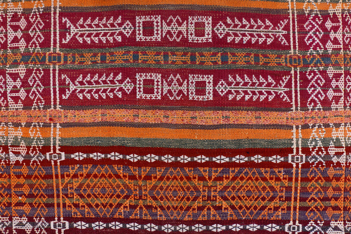 Multi Colored Kilim 4' 2 x 10' 4 - No. 39562 - ALRUG Rug Store