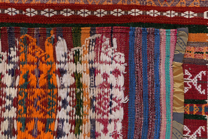 Multi Colored Kilim 4' 2 x 10' 4 - No. 39562 - ALRUG Rug Store