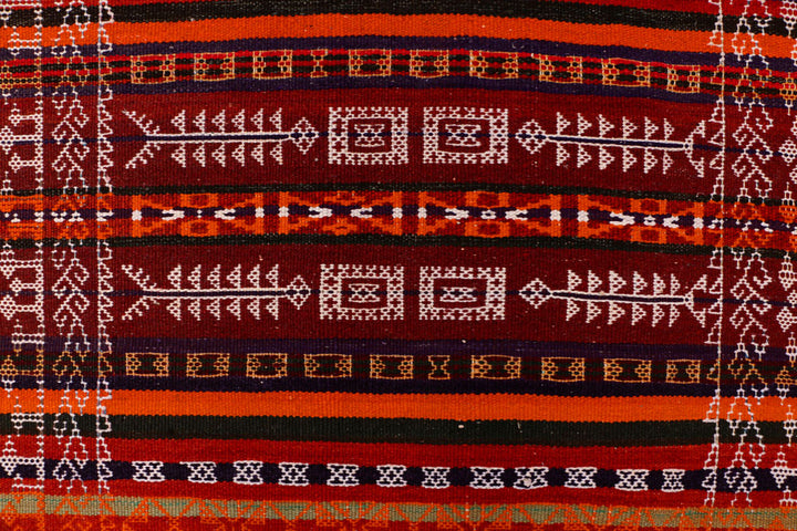 Multi Colored Kilim 4' 2 x 11' 1 - No. 39563 - ALRUG Rug Store