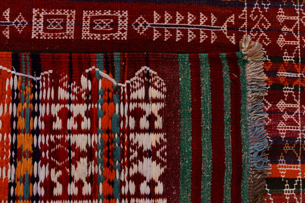 Multi Colored Kilim 4' 2 x 11' 1 - No. 39563 - ALRUG Rug Store