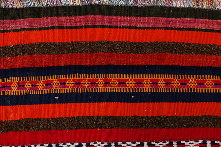 Multi Colored Kilim 3' 11 x 10' 2 - No. 39564 - ALRUG Rug Store