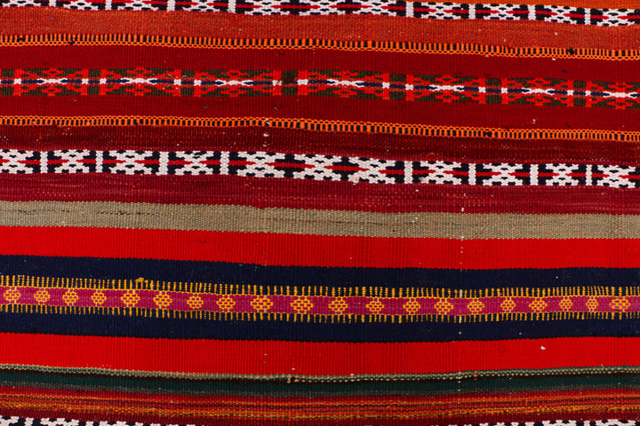 Multi Colored Kilim 3' 11 x 10' 2 - No. 39564 - ALRUG Rug Store