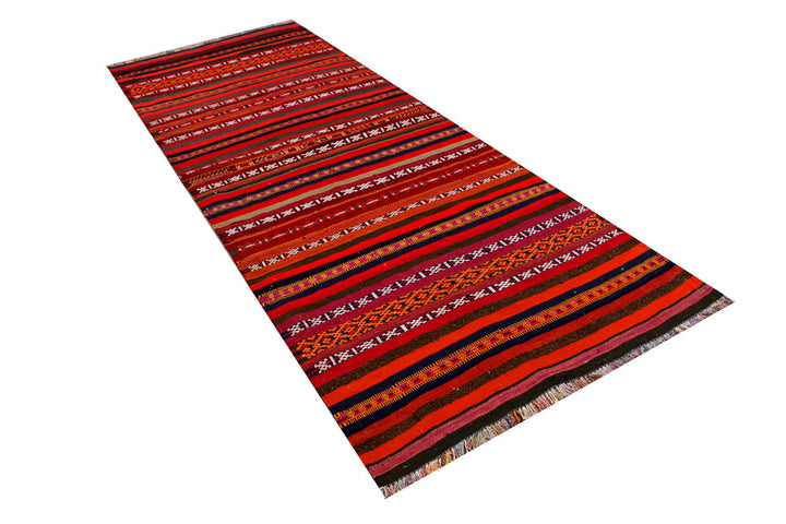 Multi Colored Kilim 3' 11 x 10' 2 - No. 39564 - ALRUG Rug Store