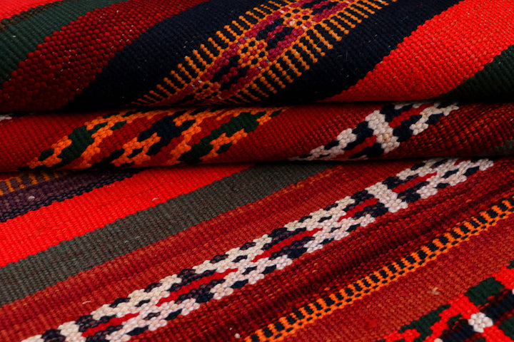 Multi Colored Kilim 3' 11 x 10' 2 - No. 39564 - ALRUG Rug Store