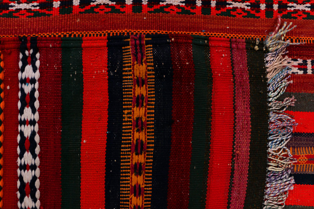 Multi Colored Kilim 3' 11 x 10' 2 - No. 39564 - ALRUG Rug Store