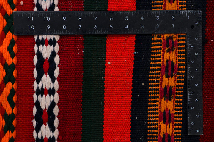 Multi Colored Kilim 3' 11 x 10' 2 - No. 39564 - ALRUG Rug Store