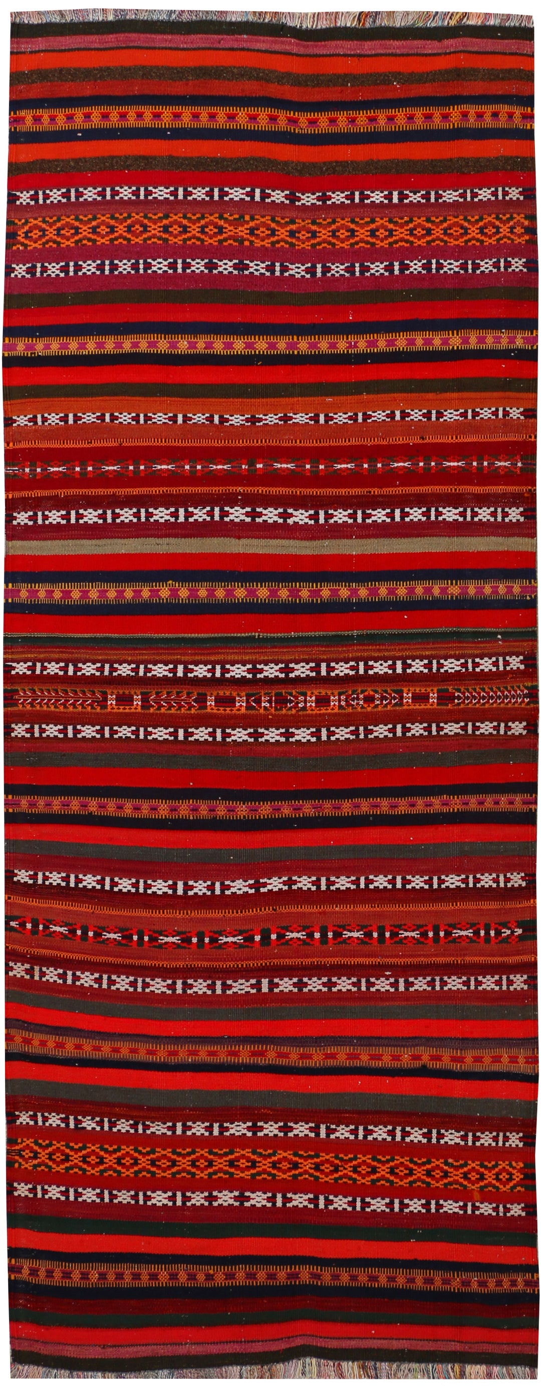 Multi Colored Kilim 3' 11 x 10' 2 - No. 39564 - ALRUG Rug Store