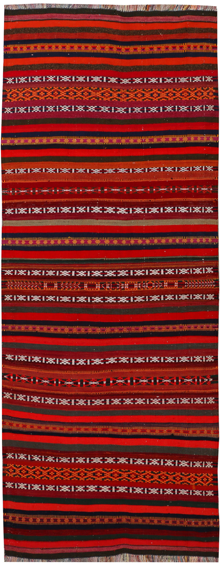 Multi Colored Kilim 3' 11 x 10' 2 - No. 39564 - ALRUG Rug Store