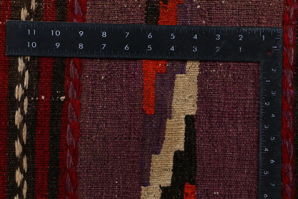 Saddle Brown Kilim 3' 8 x 10' 10 - No. 39565 - ALRUG Rug Store