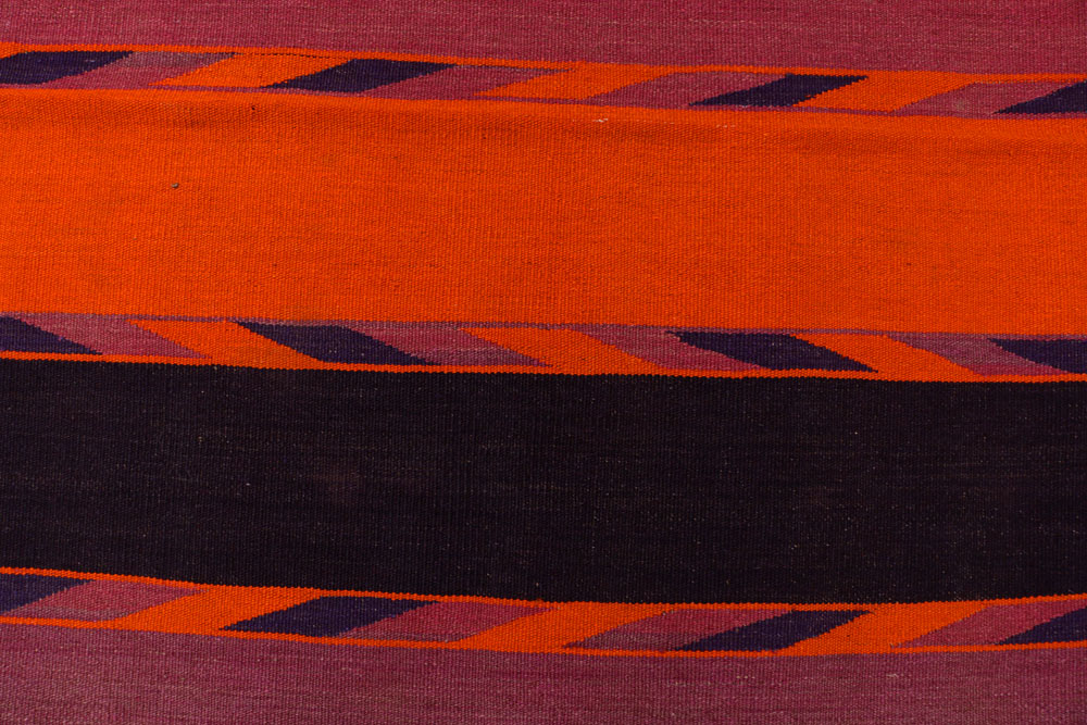 Multi Colored Kilim 5' 2 x 12' 6 - No. 39566 - ALRUG Rug Store