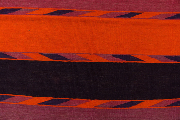 Multi Colored Kilim 5' 2 x 12' 6 - No. 39566 - ALRUG Rug Store