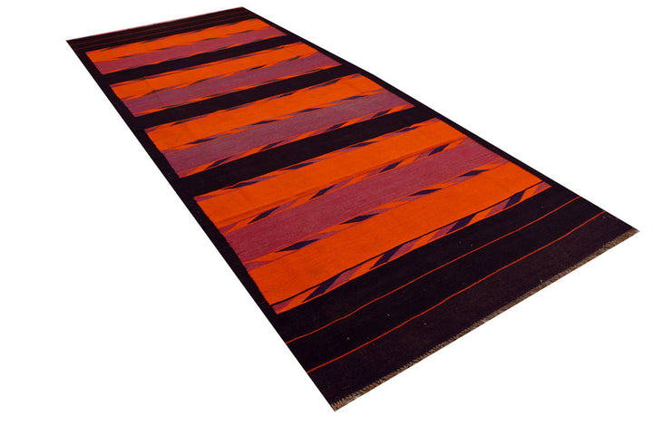 Multi Colored Kilim 5' 2 x 12' 6 - No. 39566 - ALRUG Rug Store