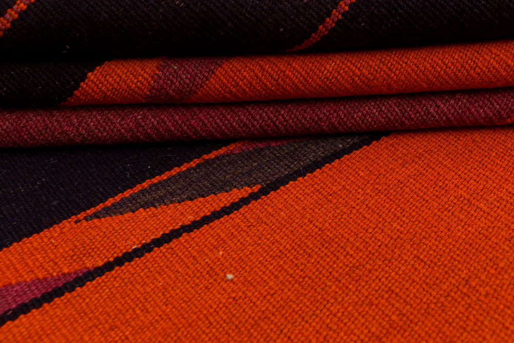 Multi Colored Kilim 5' 2 x 12' 6 - No. 39566 - ALRUG Rug Store