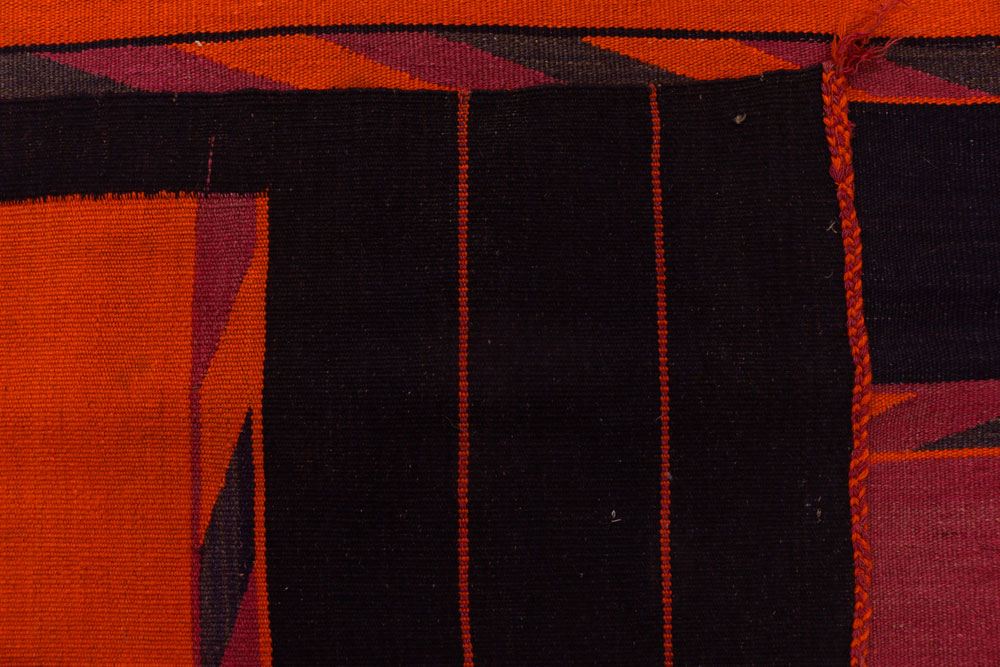 Multi Colored Kilim 5' 2 x 12' 6 - No. 39566 - ALRUG Rug Store