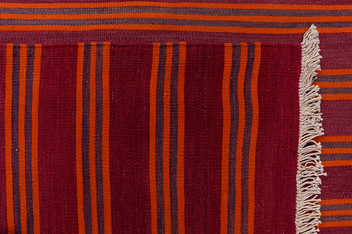 Firebrick Kilim 5' 10 x 13' 11 - No. 39568 - ALRUG Rug Store