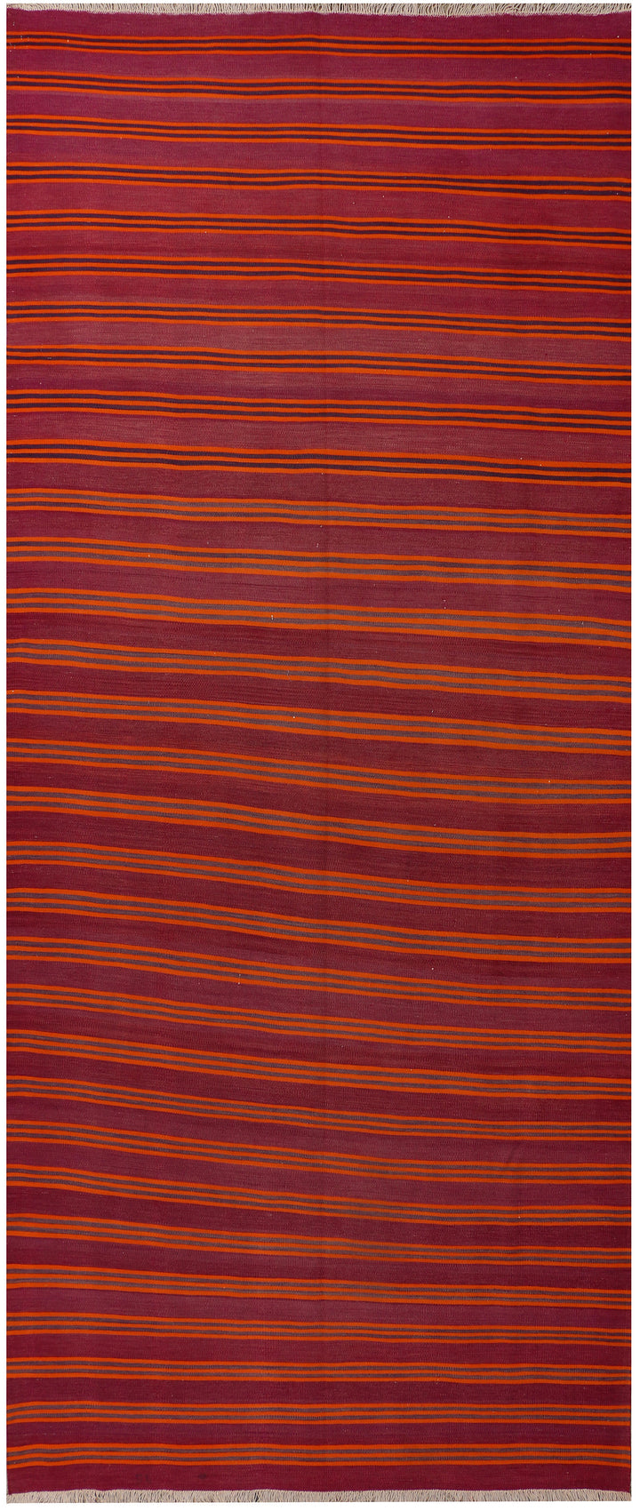 Firebrick Kilim 5' 10 x 13' 11 - No. 39568 - ALRUG Rug Store