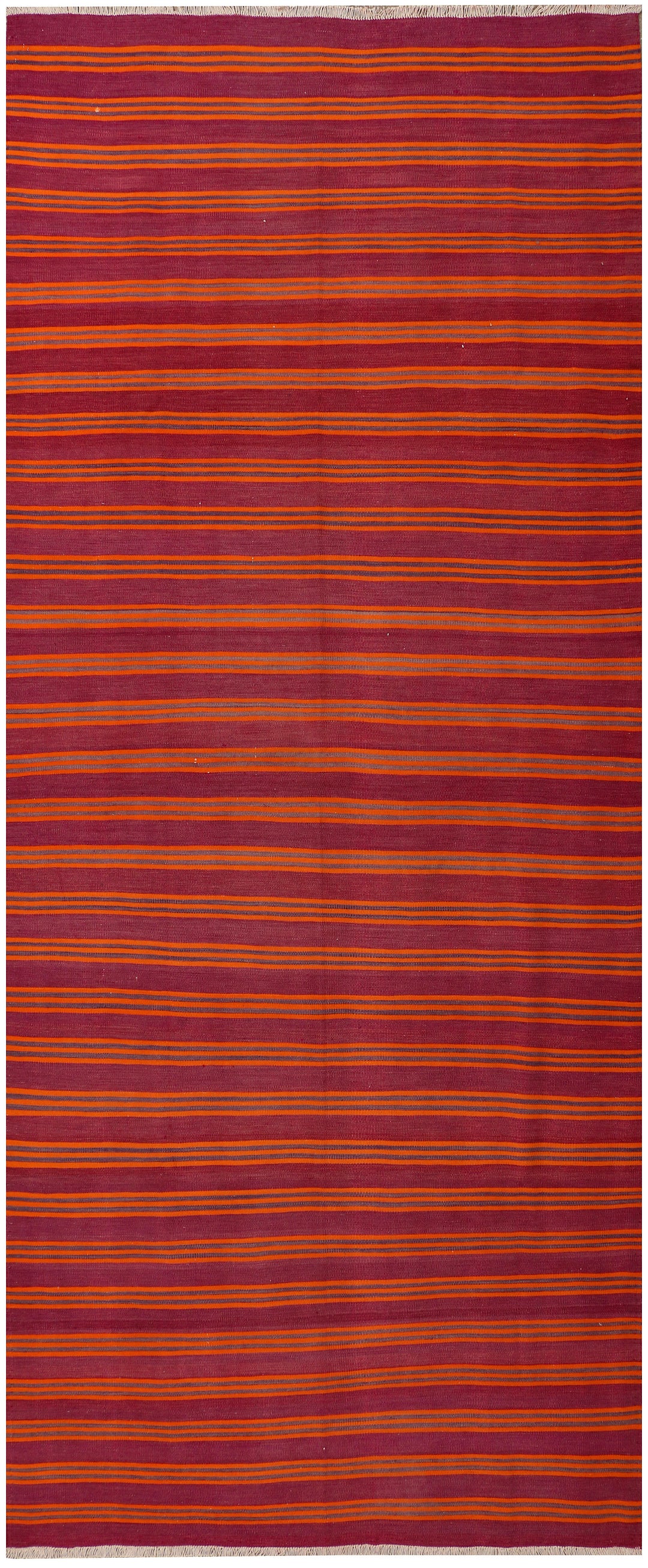 Firebrick Kilim 5' 10 x 14' 1 - No. 39569 - ALRUG Rug Store