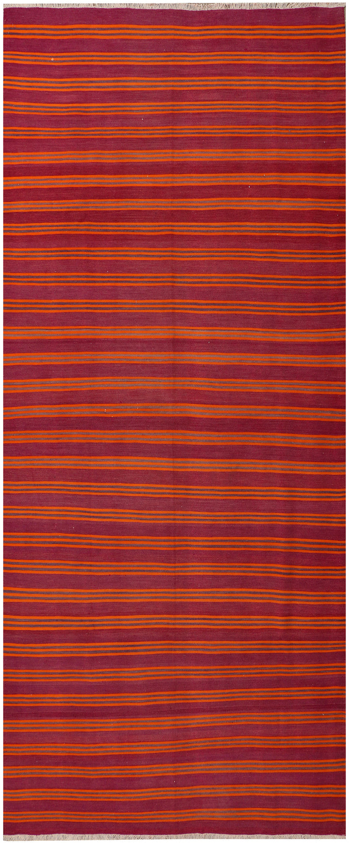 Firebrick Kilim 5' 10 x 14' 1 - No. 39569 - ALRUG Rug Store