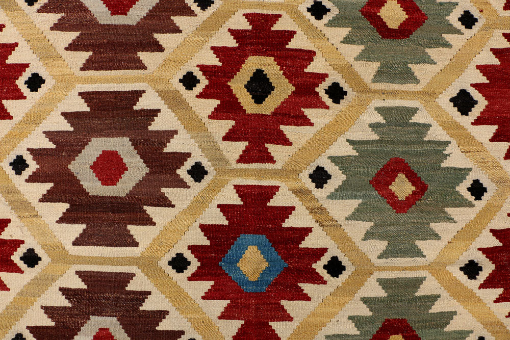 Multi Colored Kilim 4' 4 x 6' 9 - No. 39579 - ALRUG Rug Store