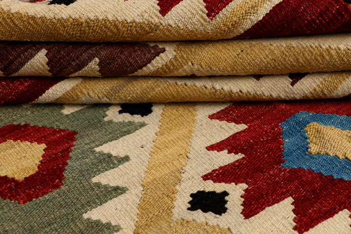 Multi Colored Kilim 4' 4 x 6' 9 - No. 39579 - ALRUG Rug Store
