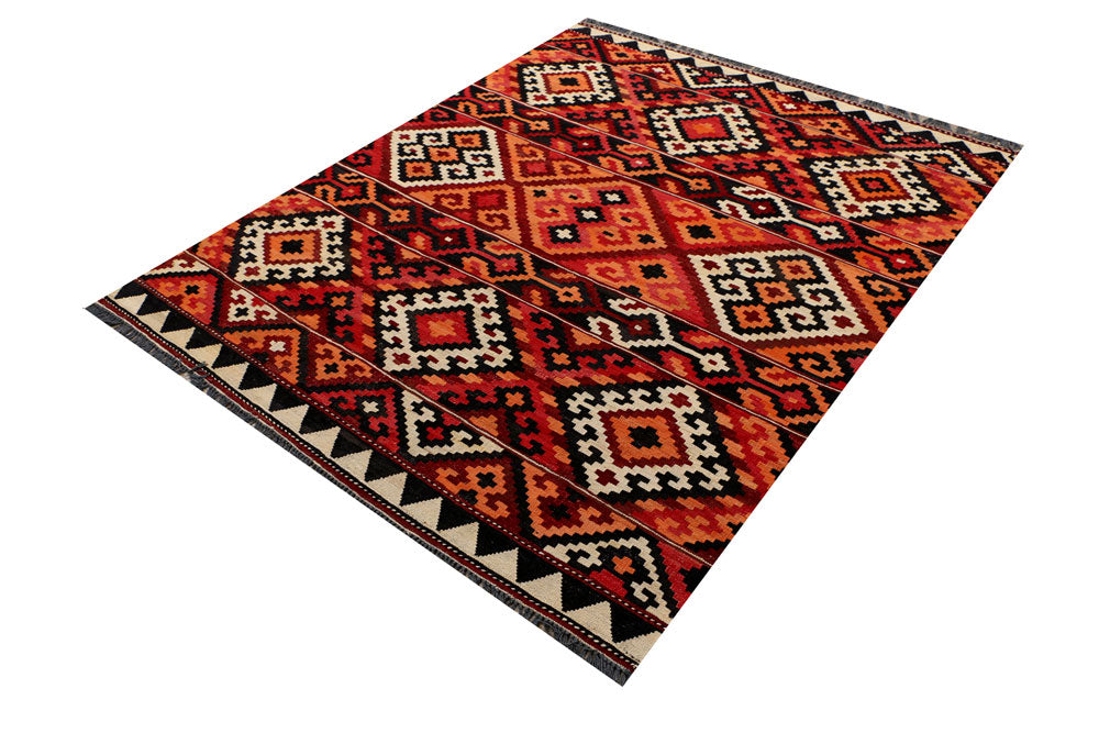 Multi Colored Kilim 5' 4 x 6' 8 - No. 39585 - ALRUG Rug Store