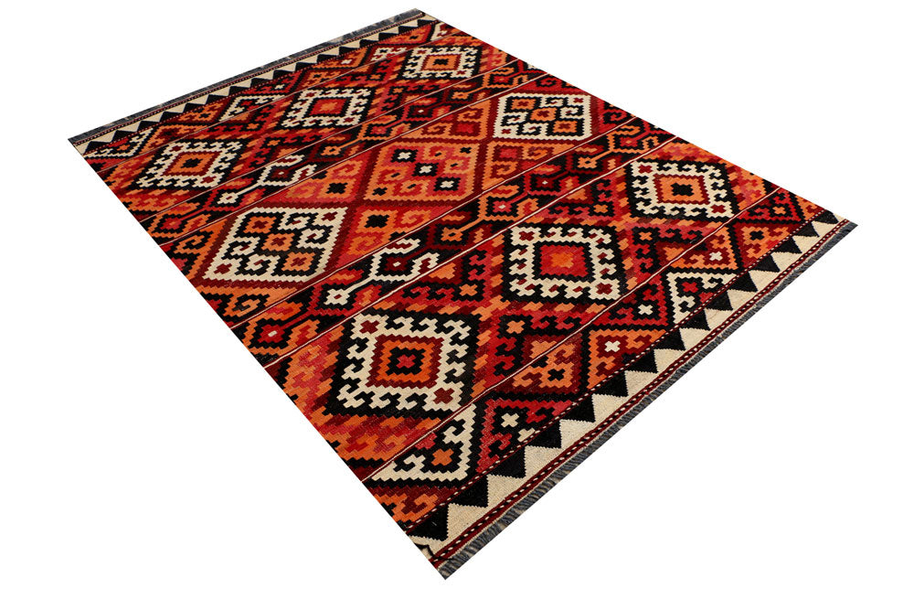 Multi Colored Kilim 5' 4 x 6' 8 - No. 39585 - ALRUG Rug Store