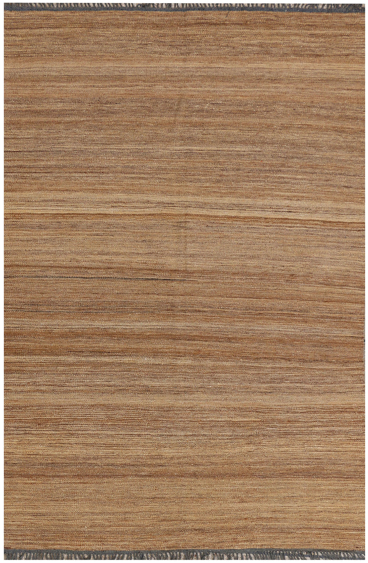 Tan Kilim 4' 2 x 6' 4 - No. 39586 - ALRUG Rug Store