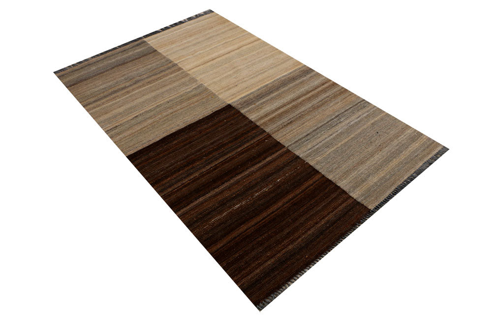 Multi Colored Kilim 5' 1 x 6' 1 - No. 39587 - ALRUG Rug Store