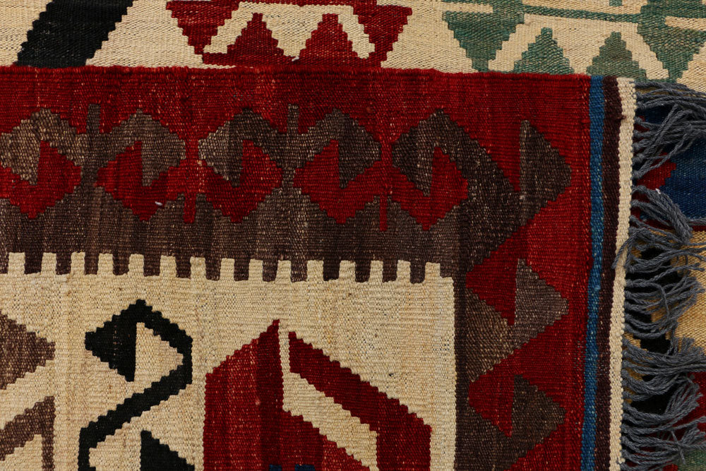 Multi Colored Kilim 9' 1 x 11' 11 - No. 39590 - ALRUG Rug Store