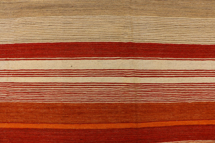 Multi Colored Kilim 8' 2 x 9' 11 - No. 39591 - ALRUG Rug Store