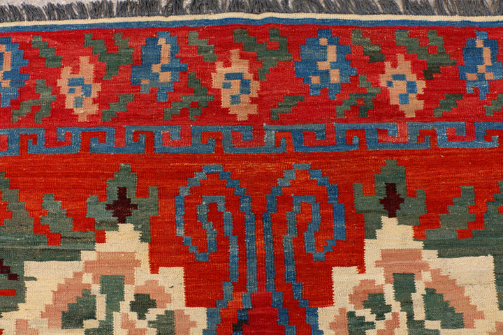Firebrick Kilim 8' 3 x 9' 9 - No. 39593 - ALRUG Rug Store
