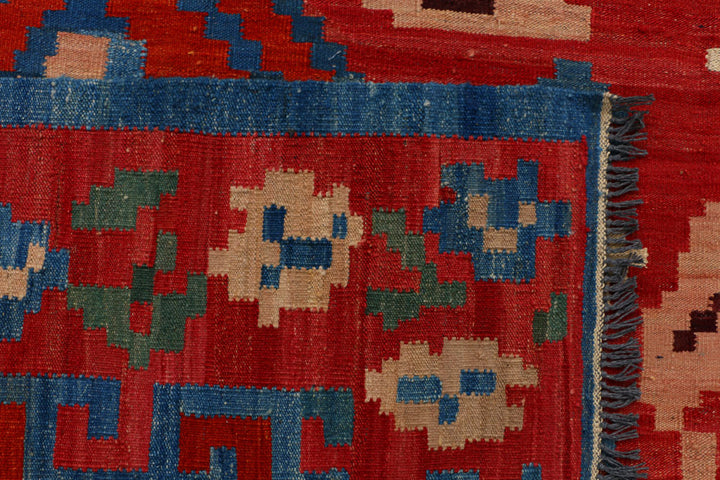 Firebrick Kilim 8' 3 x 9' 9 - No. 39593 - ALRUG Rug Store