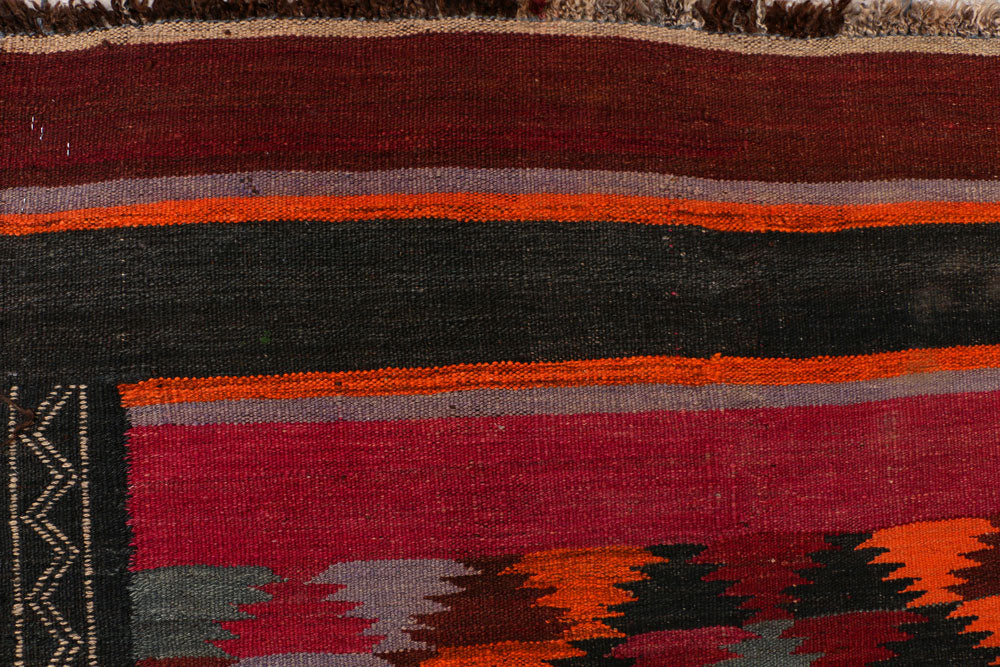 Multi Colored Kilim 3' 9 x 10' 6 - No. 39594 - ALRUG Rug Store